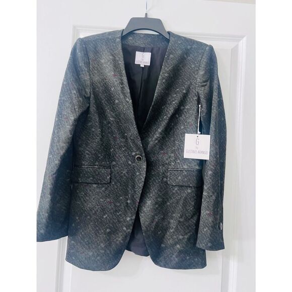 G by Gustavo Arango Jackets & Blazers - NWT G BY GUSTAVO ARANGO GRAY BLAZER COAT JACKET SZ 4 WOMEN